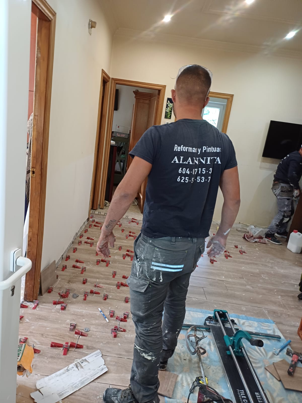 Proceso de obra en Melias por Reformas y Pinturas Alannita
