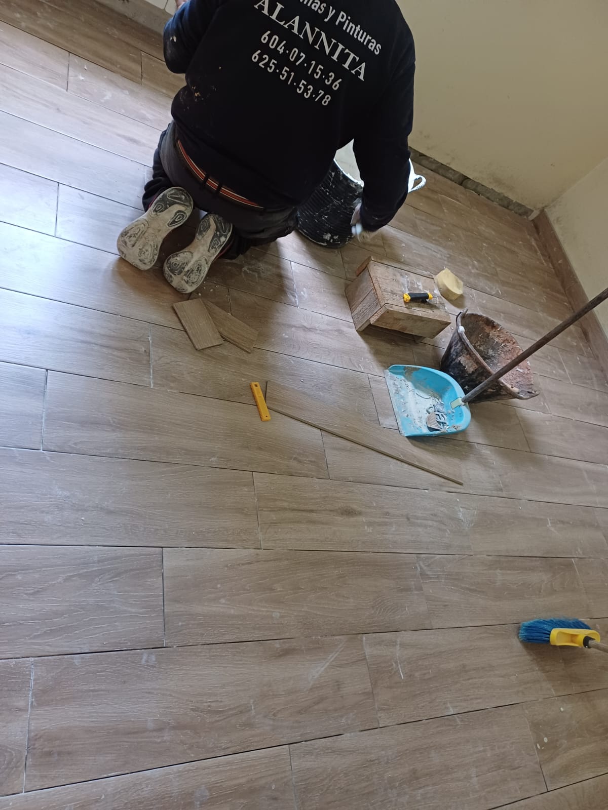 Proceso de obra en Melias por Reformas y Pinturas Alannita