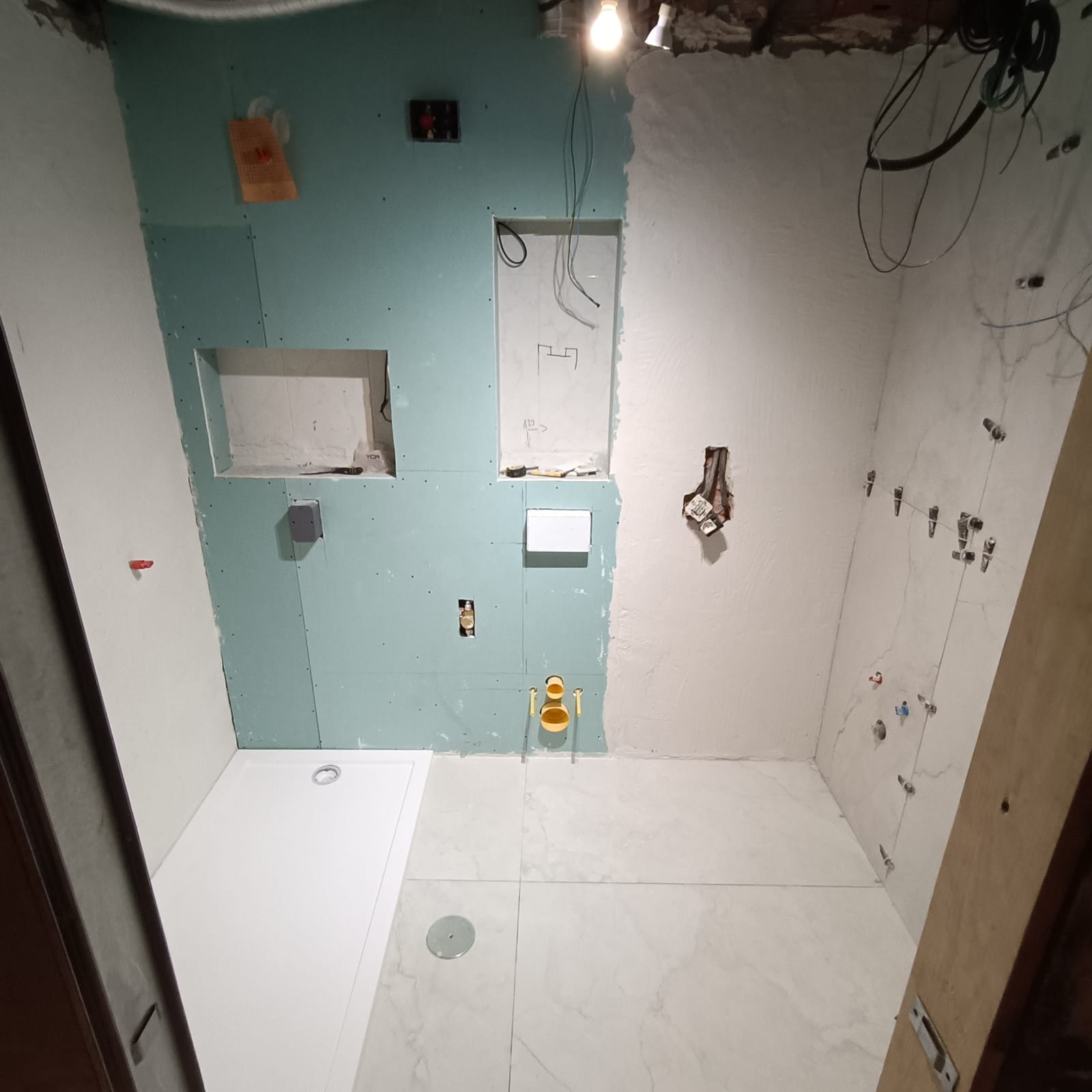 Proceso Obra baño laguna Reformas y Pinturas Alannita