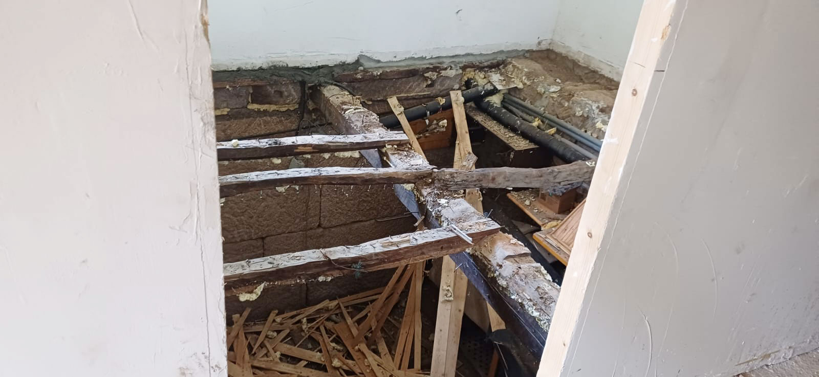 Proceso reforma planchada de Reformas y Pinturas Alannita