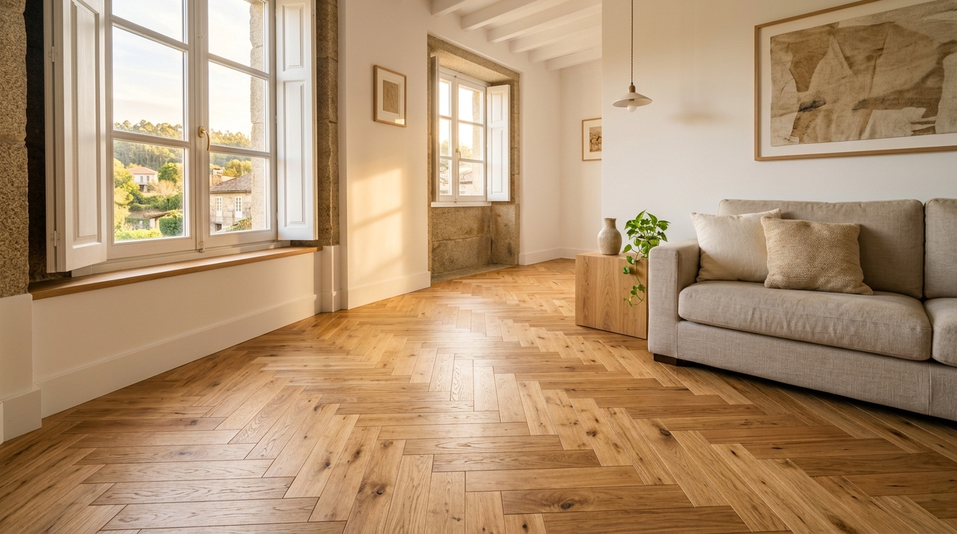 Tarimas y suelos de madera en Ourense — Reformas Alannita
