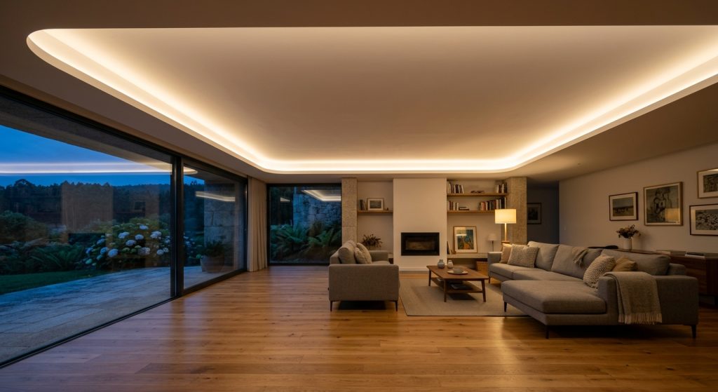 Foseado de pladur con LED: la tendencia de iluminación 2026