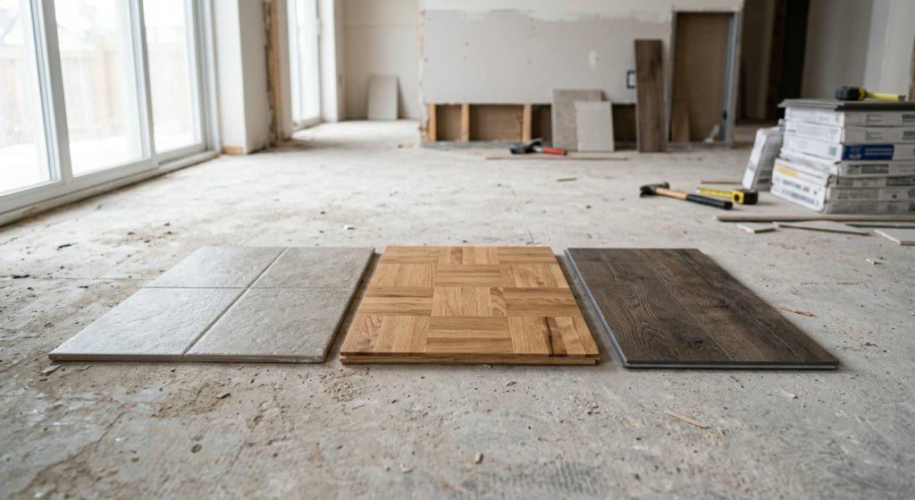 Suelos para reformas: cerámica, parquet o vinilo